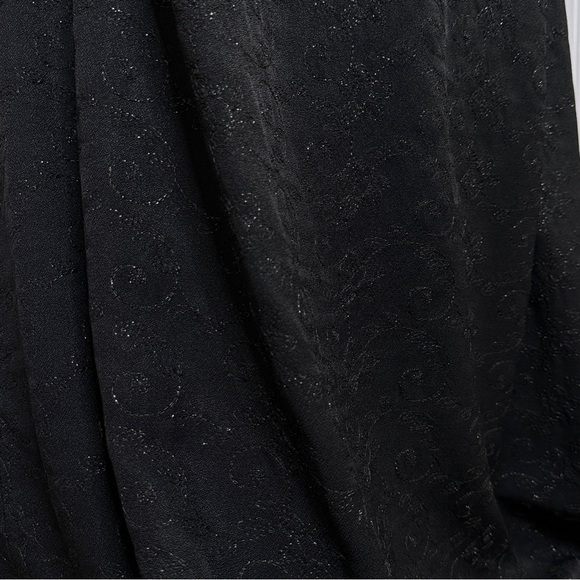 Vintage Jessica McClintock Black Maxi Dress Y2K Strapless Holiday NYE SZ 12 - Picture 10 of 15